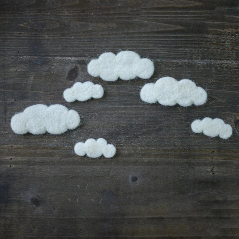 Accessoires photo nouveau-né en laine – Décor laineux pour shooting naissance