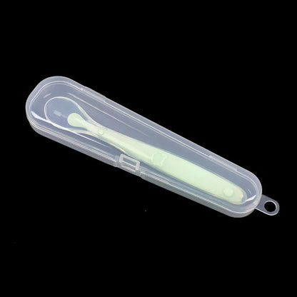 Cuillère bébé souple en silicone – Douce et sécurisée pour les premiers repas