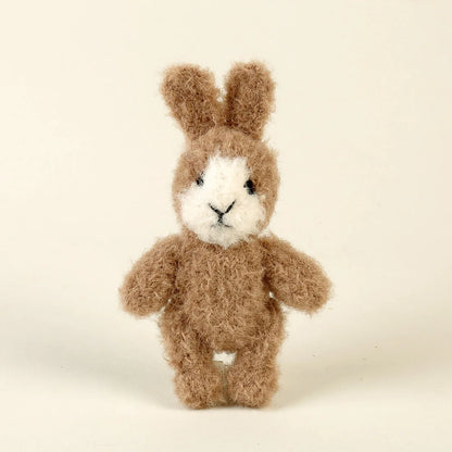 Ourson tricoté en mohair – Accessoire photo nouveau-né fait main