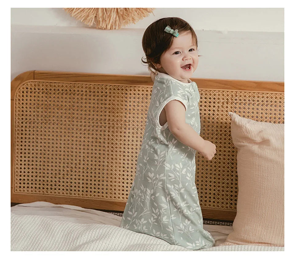 Sac de couchage bébé en coton – Confort et légèreté pour l’été