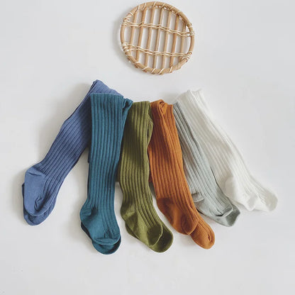 Collants Bébé Fille en Coton Tricoté