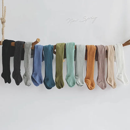 Collants Bébé Fille en Coton Tricoté