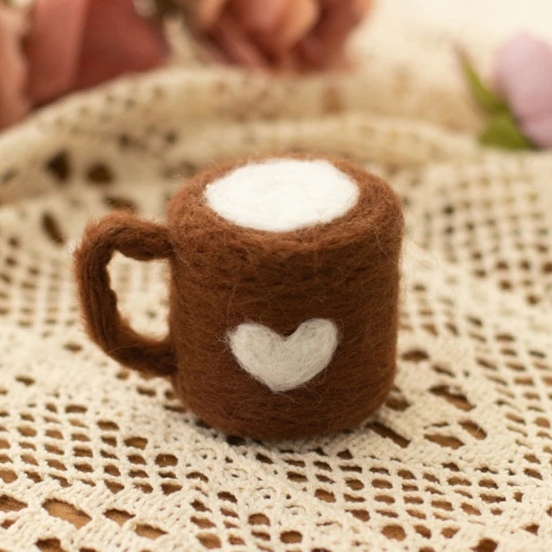 Accessoires photo nouveau-né en laine – Décor laineux pour shooting naissance