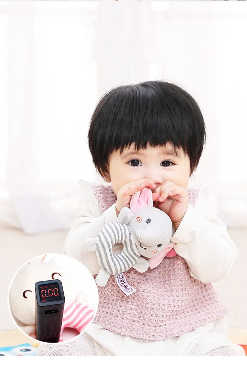 Hochet bébé en tissu – Jouet d’éveil sonore et tout doux