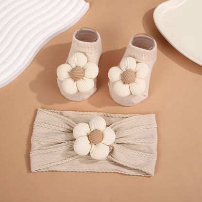 Set Bandeau & Chaussettes Fleur