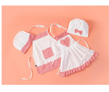 Ensemble bonnet et bavoir bébé – Coton doux et design intemporel