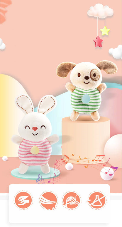 Hochet bébé en tissu – Jouet d’éveil sonore et tout doux