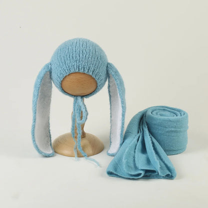 Wrap photo nouveau-né en laine – Doux, extensible et naturel