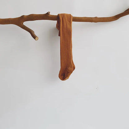 Collants Bébé Fille en Coton Tricoté