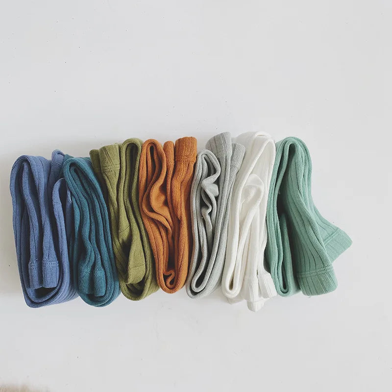 Collants Bébé Fille en Coton Tricoté