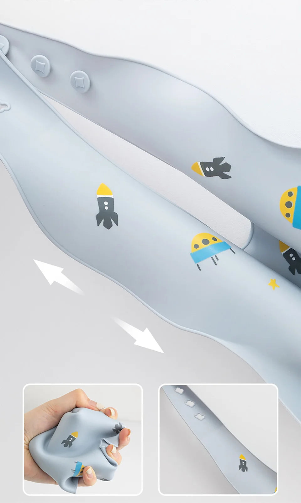 Bavoir bébé en silicone souple – Confortable, ajustable et facile à nettoyer