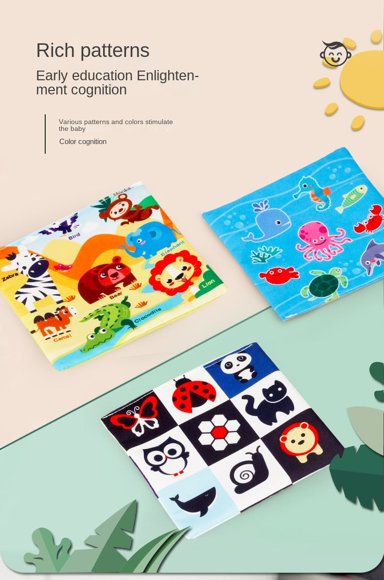 Boîte sensorielle Montessori en tissu – Jouet d’éveil doux et éducatif