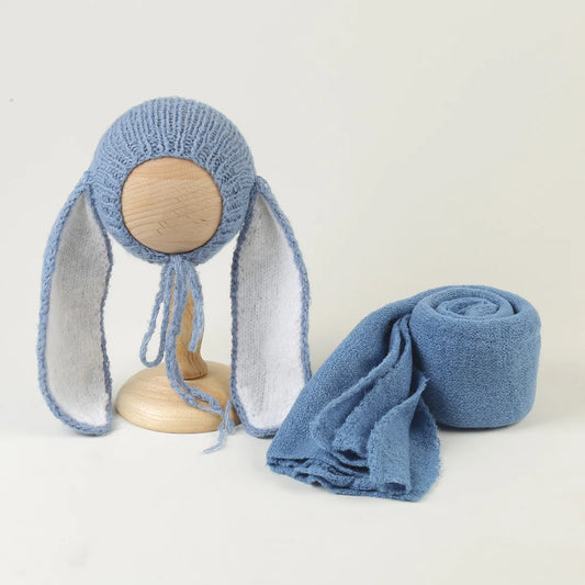 Wrap photo nouveau-né en laine – Doux, extensible et naturel