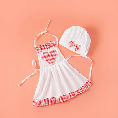 Ensemble bonnet et bavoir bébé – Coton doux et design intemporel