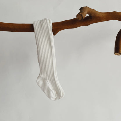 Collants Bébé Fille en Coton Tricoté