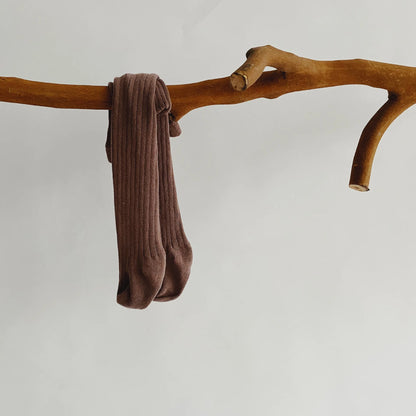 Collants Bébé Fille en Coton Tricoté