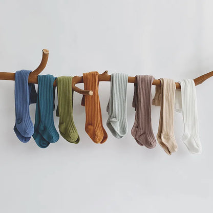 Collants Bébé Fille en Coton Tricoté
