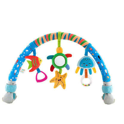 Arche d’éveil bébé avec jouets suspendus – Activités sensorielles et musicales