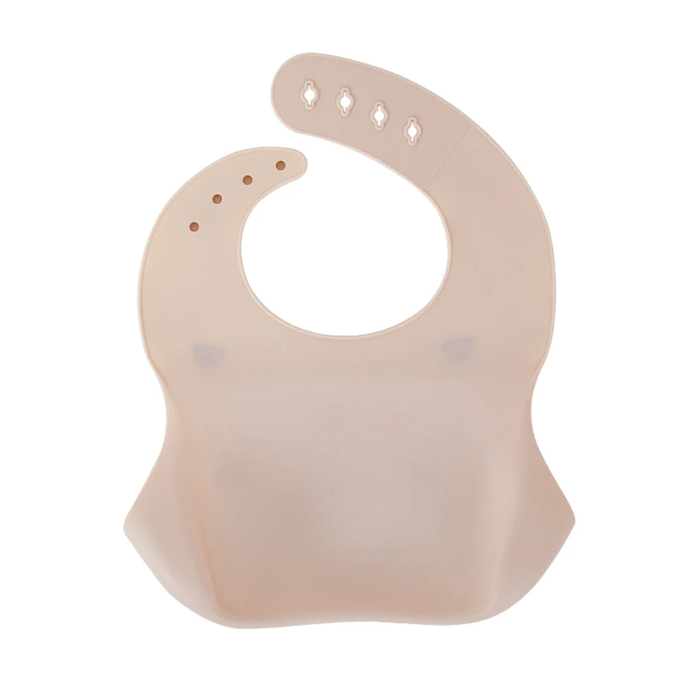 Bavoir bébé en silicone souple – Confortable, ajustable et facile à nettoyer