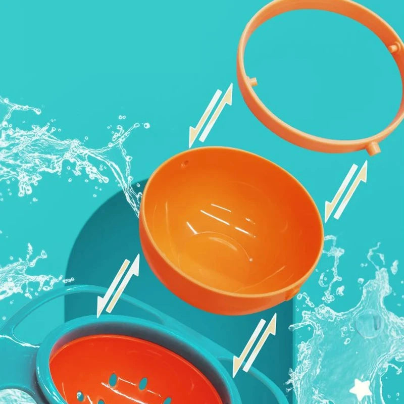 Bol gyroscopique bébé – Bol anti-renversement en forme d’OVNI